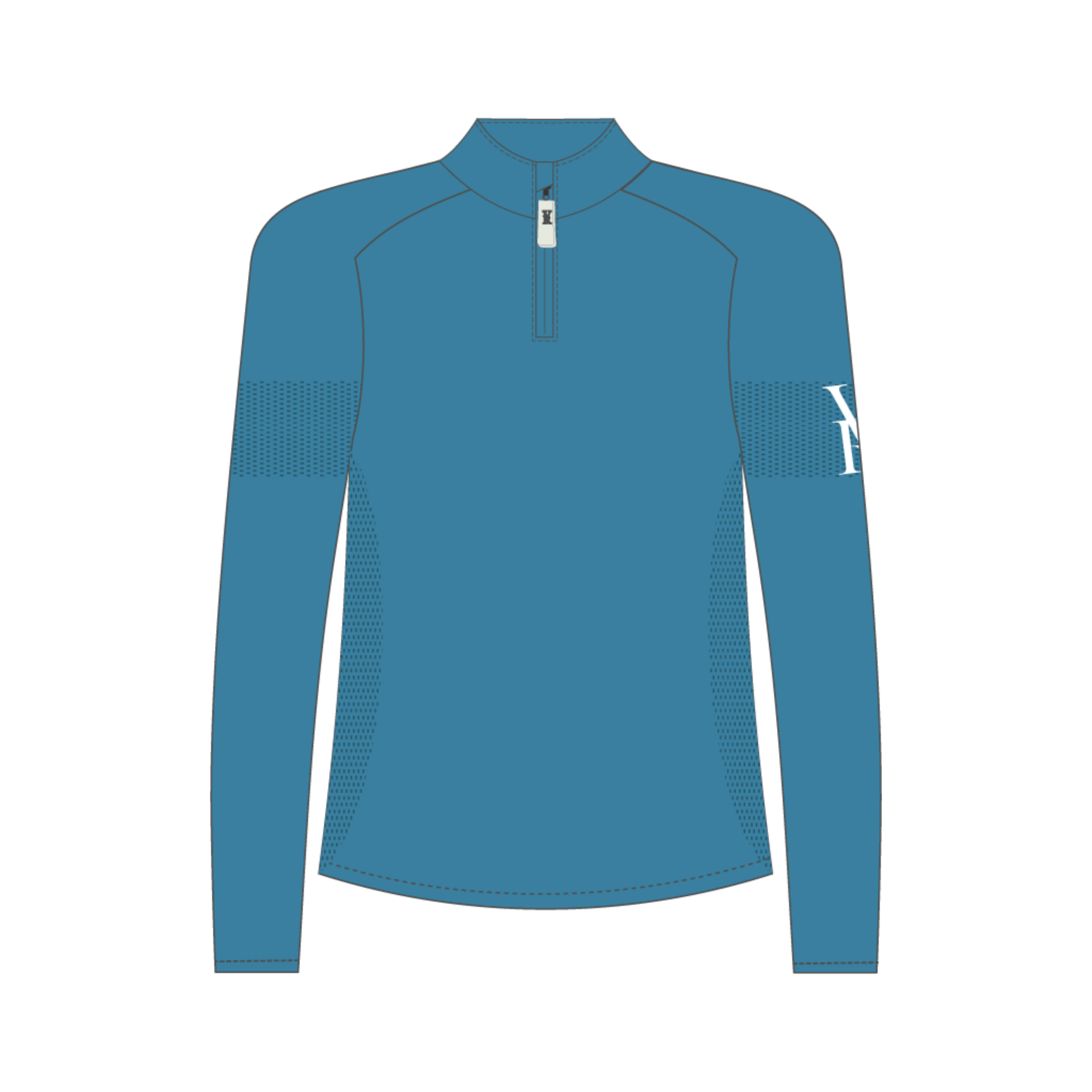Seamless Quarter-Zip | Bluejay