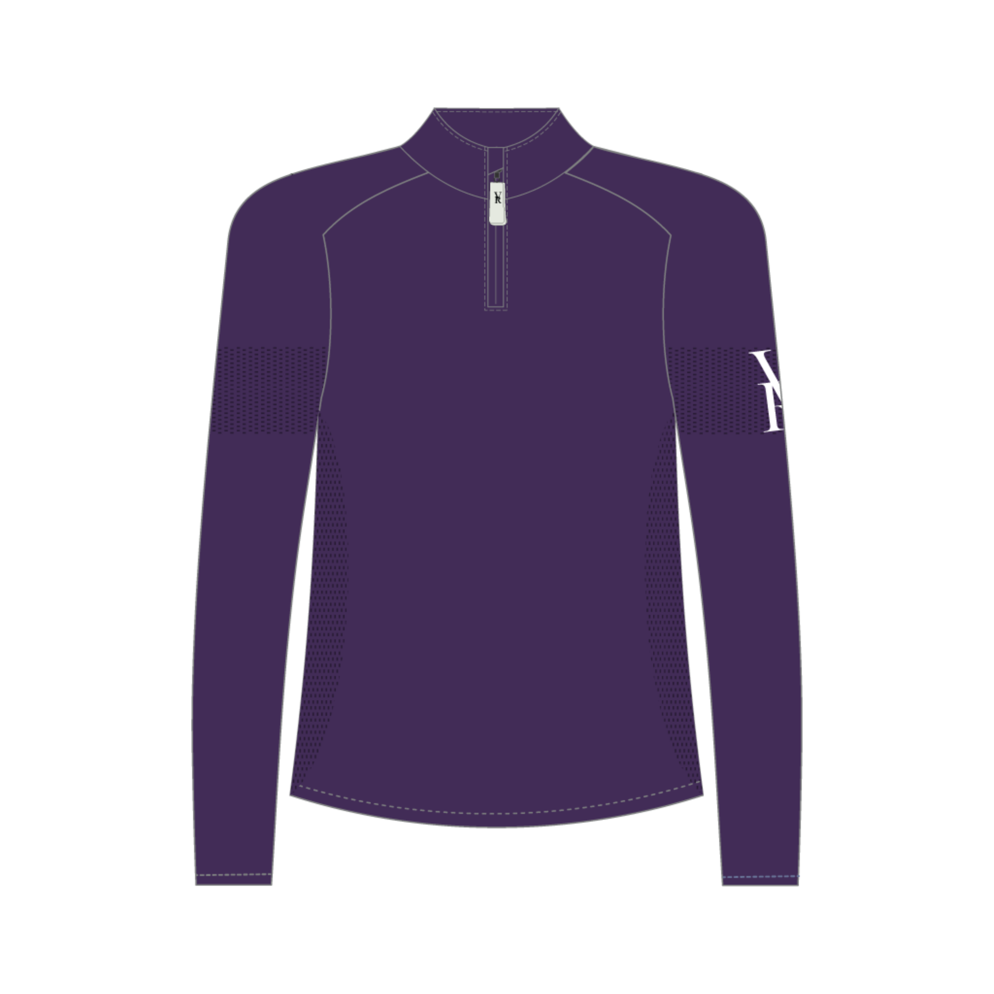 Seamless Quarter-Zip | Acai