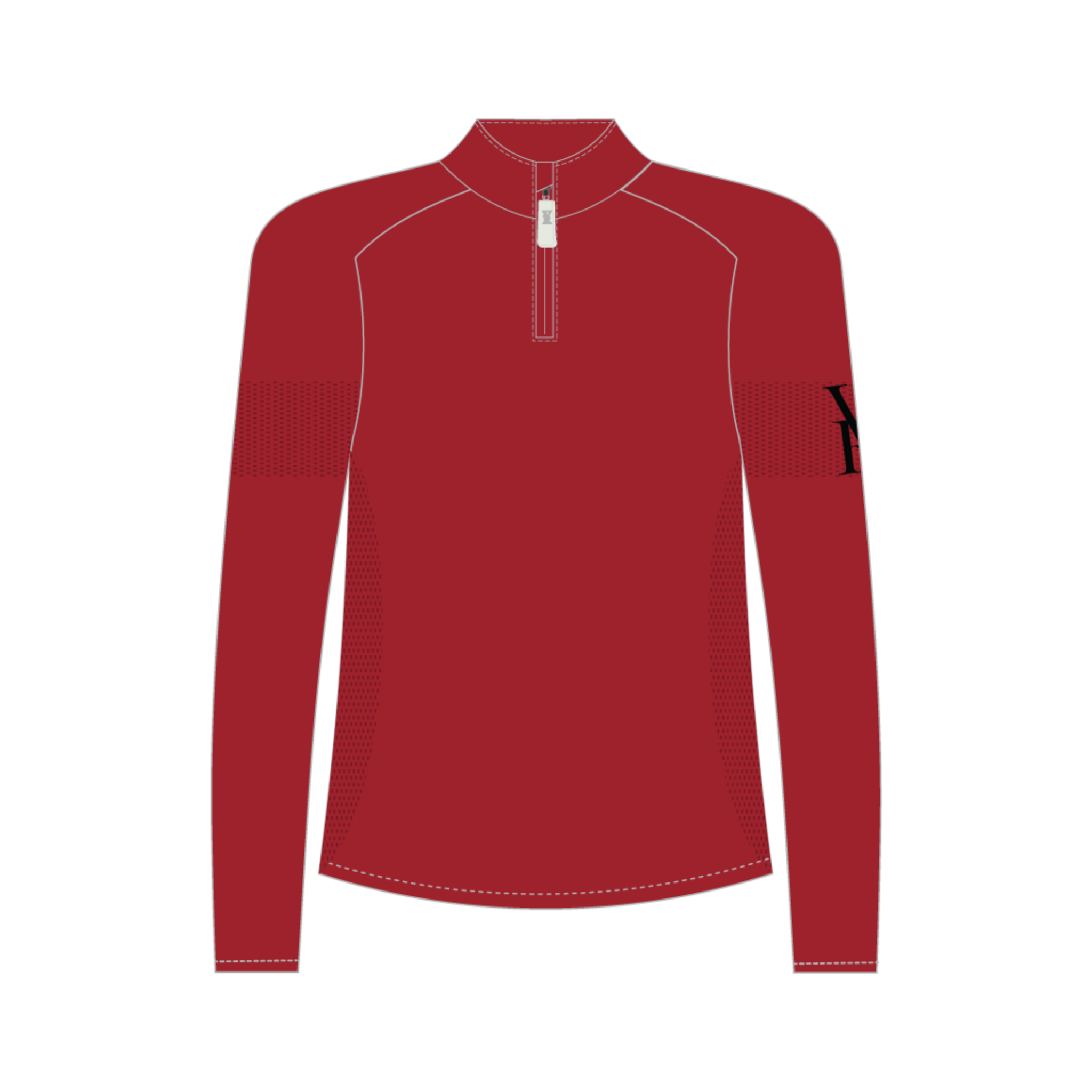 Seamless Quarter-Zip | Barbados Cherry