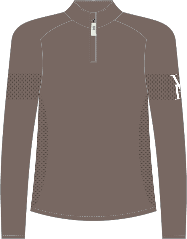 Seamless Quarter-Zip | Deep Taupe