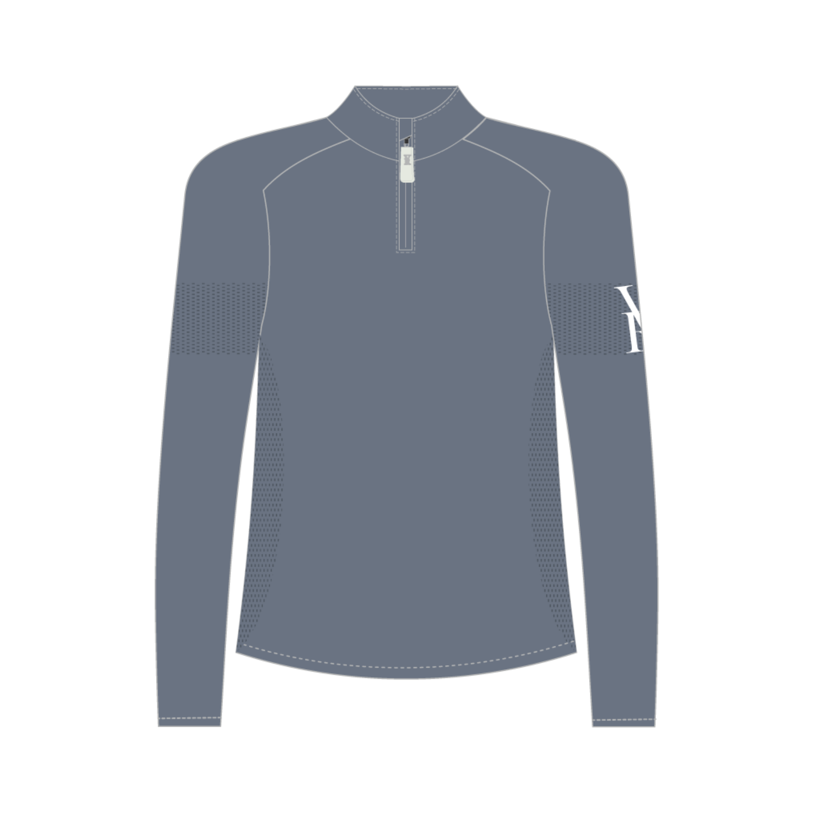 Seamless Quarter-Zip | Flint Stone