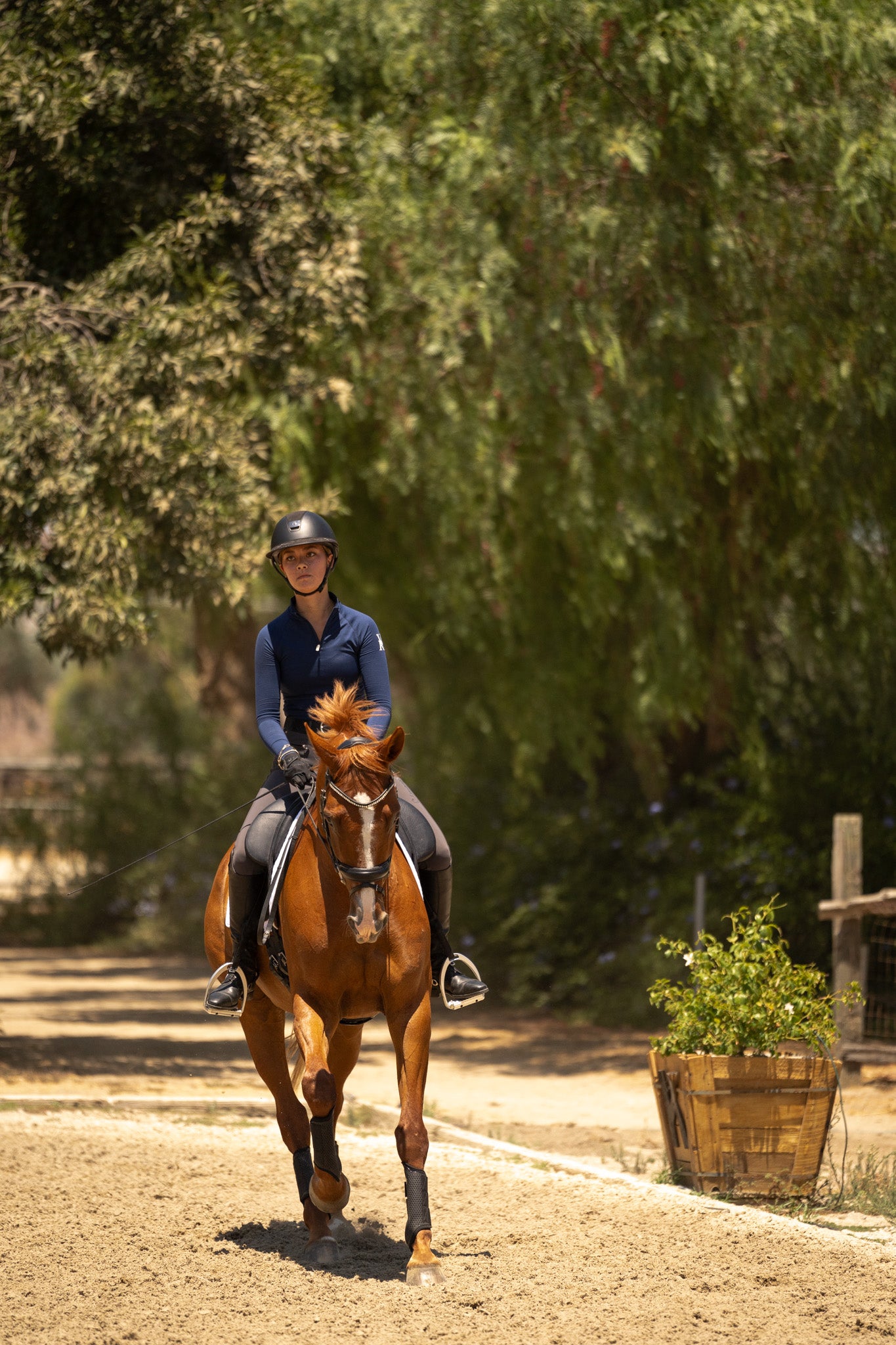 Seamless Quarter-Zip | Pageant Blue