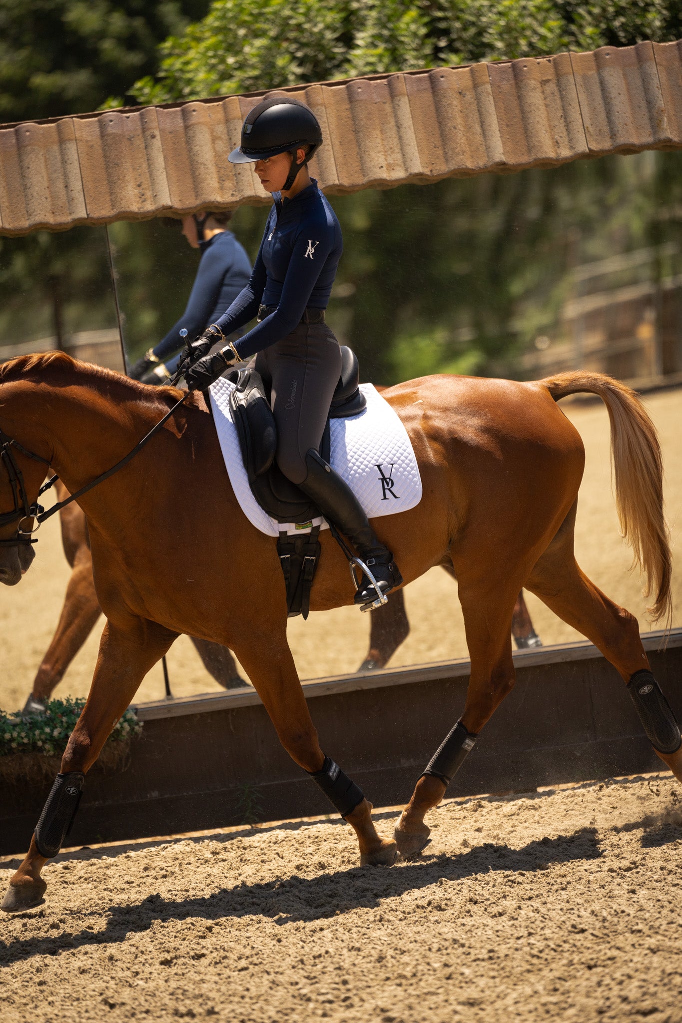 Seamless Quarter-Zip | Pageant Blue